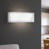 Applique Da Parete-Perenz Illuminazione Applique led 12w 3000k moderno vetro curvo overlap