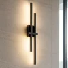 Applique Da Parete-Selezionato da Mazzolaluce Applique led 12w 3000k nero design moderna per interni