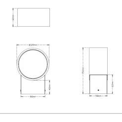 Applique Da Parete-Selezionato da Mazzolaluce Applique led 4.5w 3000k nero oro design moderna interno oro