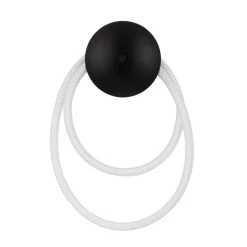 Applique Da Parete-Selezionato da Mazzolaluce Applique led 17w 3000k nero tubo silicone bianco