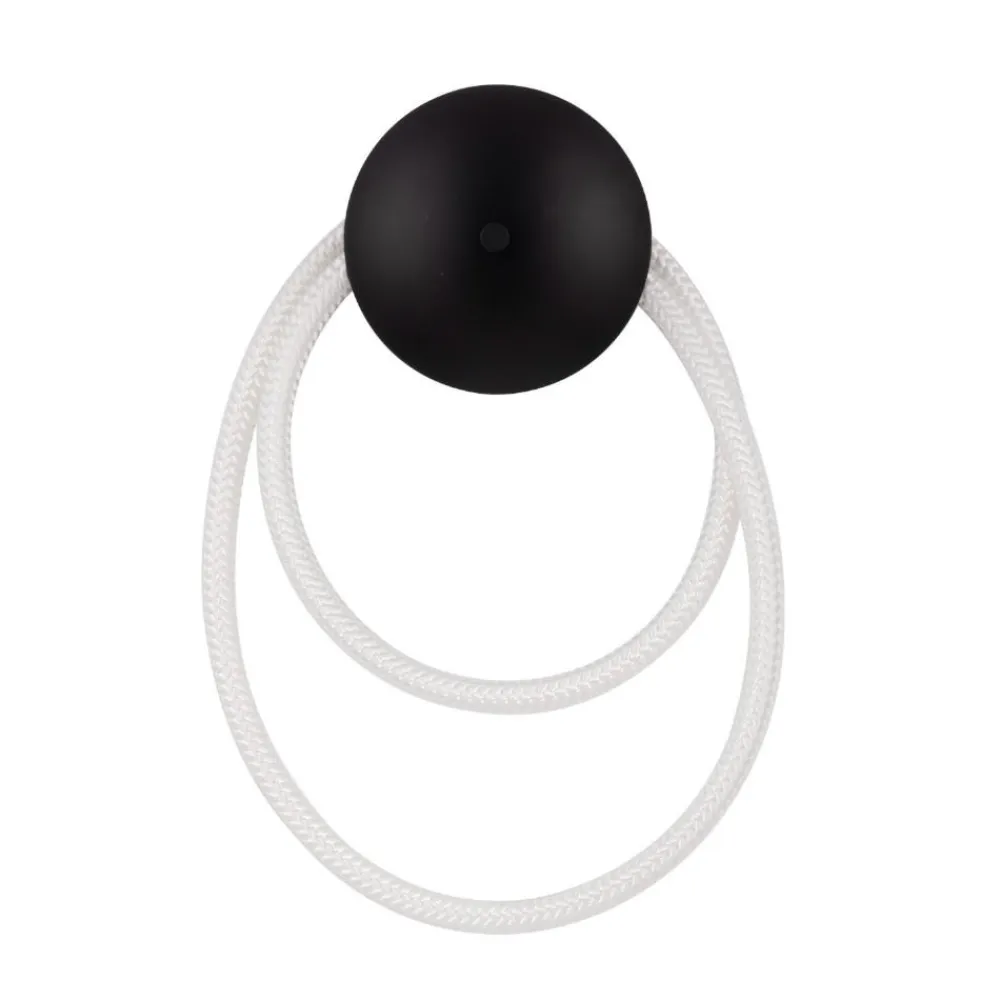 Applique Da Parete-Selezionato da Mazzolaluce Applique led 17w 3000k nero tubo silicone bianco