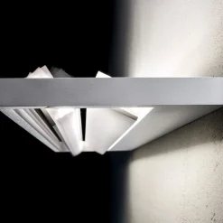 Applique Da Parete-Stilnovo Applique led 19w 3000k orientabile bianco tablet