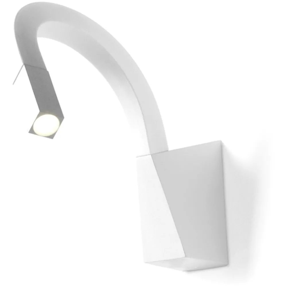 Applique Camera Da Letto-Linea Light Applique led 2w 3000k orientabile snake w3 per camera da letto