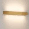 Applique Da Parete-Linea Light Applique led 41w 2700k ottone bi emissione box w2