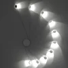 Applique Da Parete-Vivida International Applique led 20w 3000k parete soffitto moderna titanio vivida helix