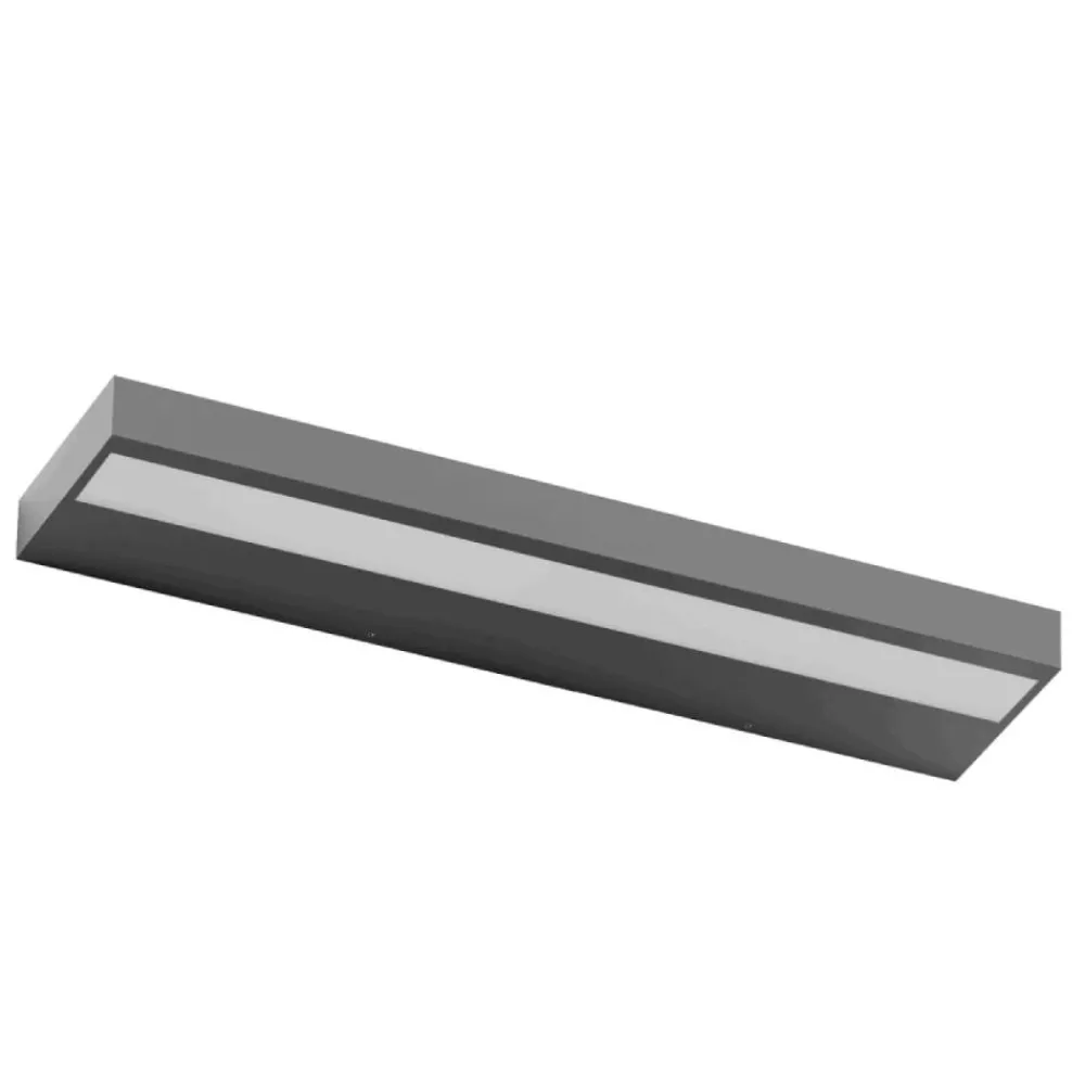 Applique Da Parete-Linea Light Applique led 51w 3000k regolo antracite