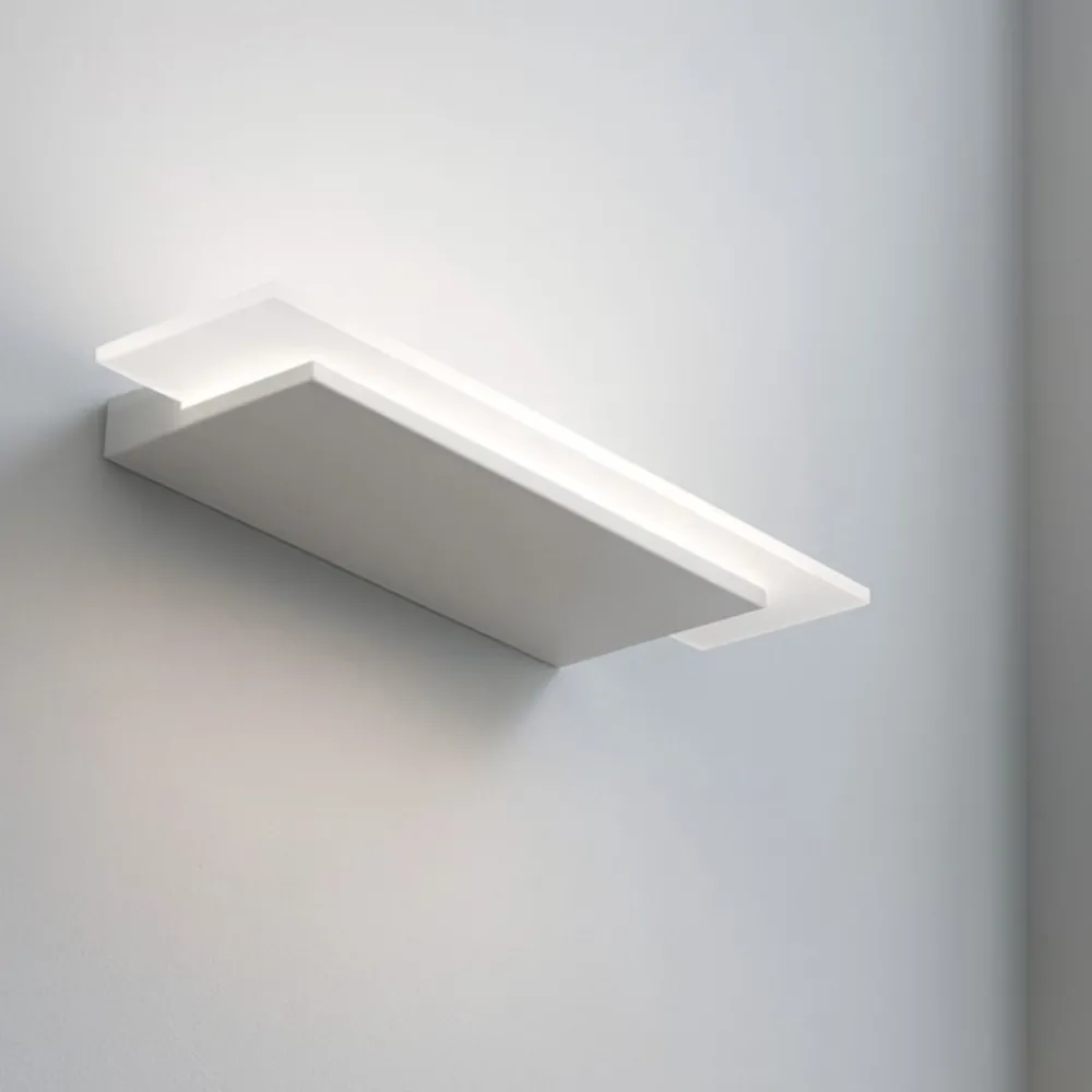 Applique Da Parete-Linea Light Applique led 27w dublight w moderna bianca