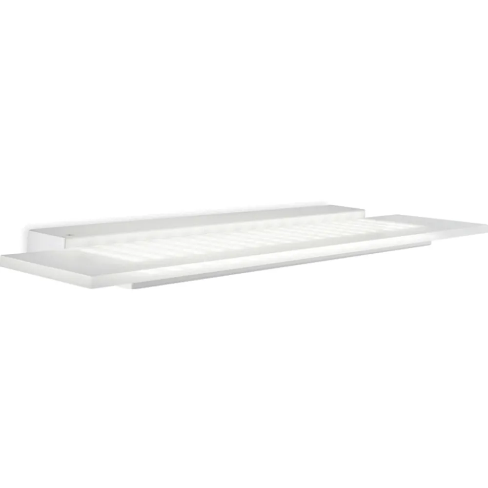 Applique Da Parete-Linea Light Applique led 27w dublight w moderna bianca