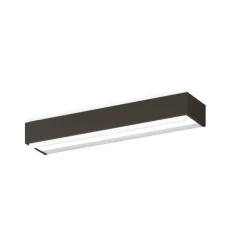 Applique Da Parete-Top Light Applique led 18w marrone rettangolare bios
