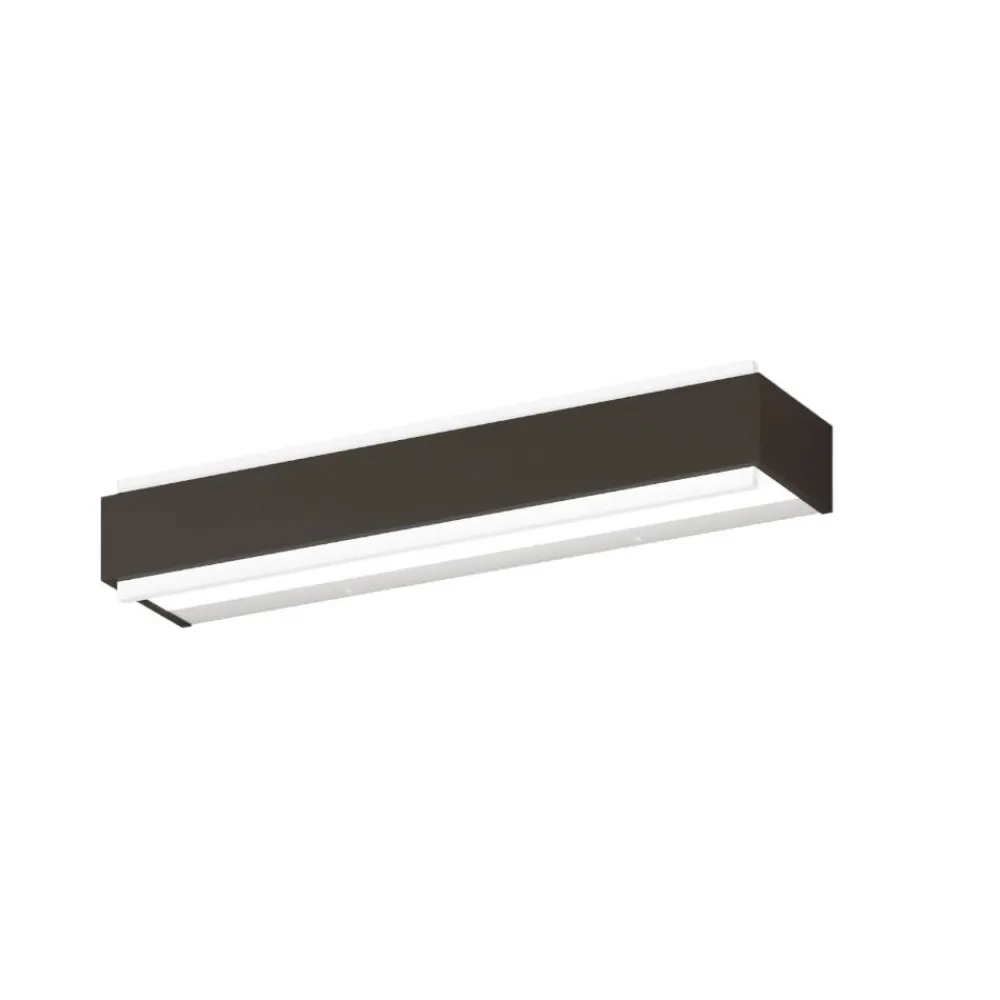 Applique Da Parete-Top Light Applique led 18w marrone rettangolare bios