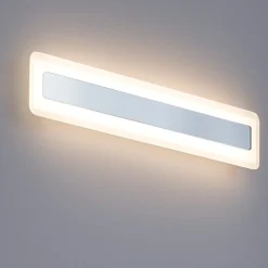 Applique Da Parete-Linea Light Applique antille s cromo moderna led 28w 3000k