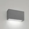 Applique Da Parete-Linea Light Applique box w1 mono emissione finitura cemento led 6w 3000k