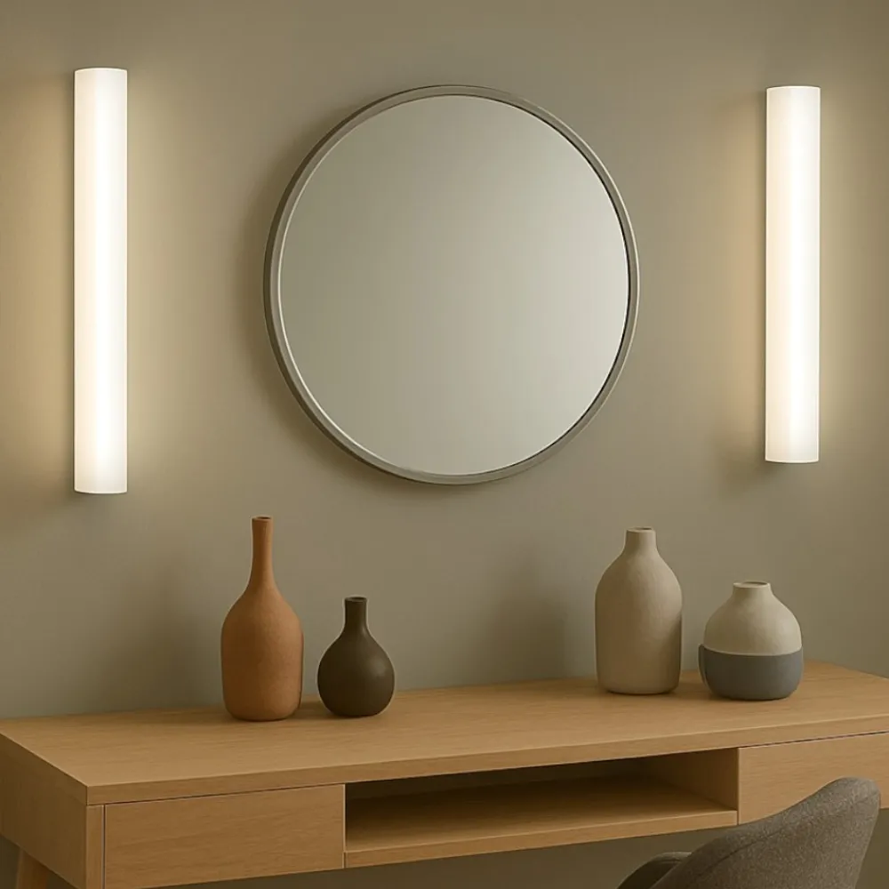 Applique Da Bagno-Linea Light Applique da specchio alluminio kioo led 14w 3000k