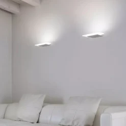 Applique Da Parete-Linea Light Applique dublight led 13w 3000k moderna bianca