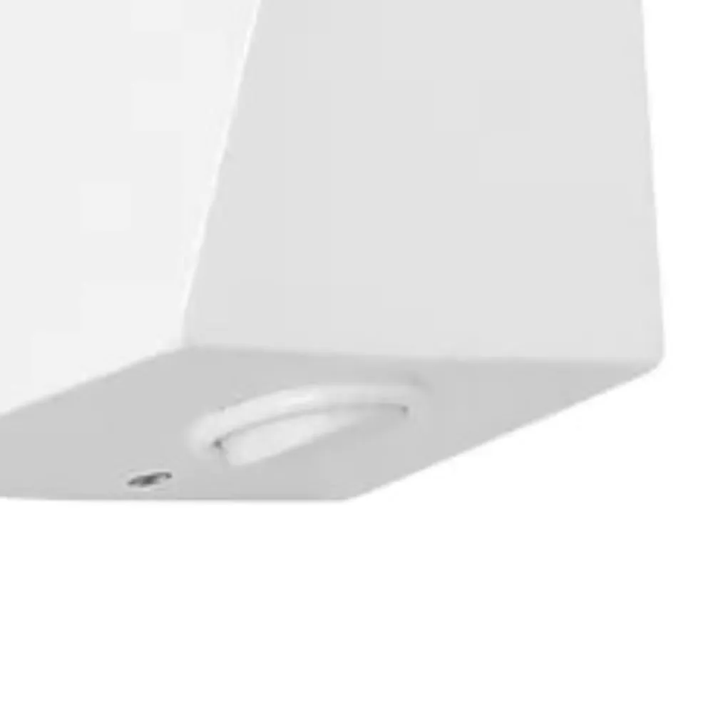 Applique Camera Da Letto-Linea Light Applique snake w3 con interruttore squadrato bianco