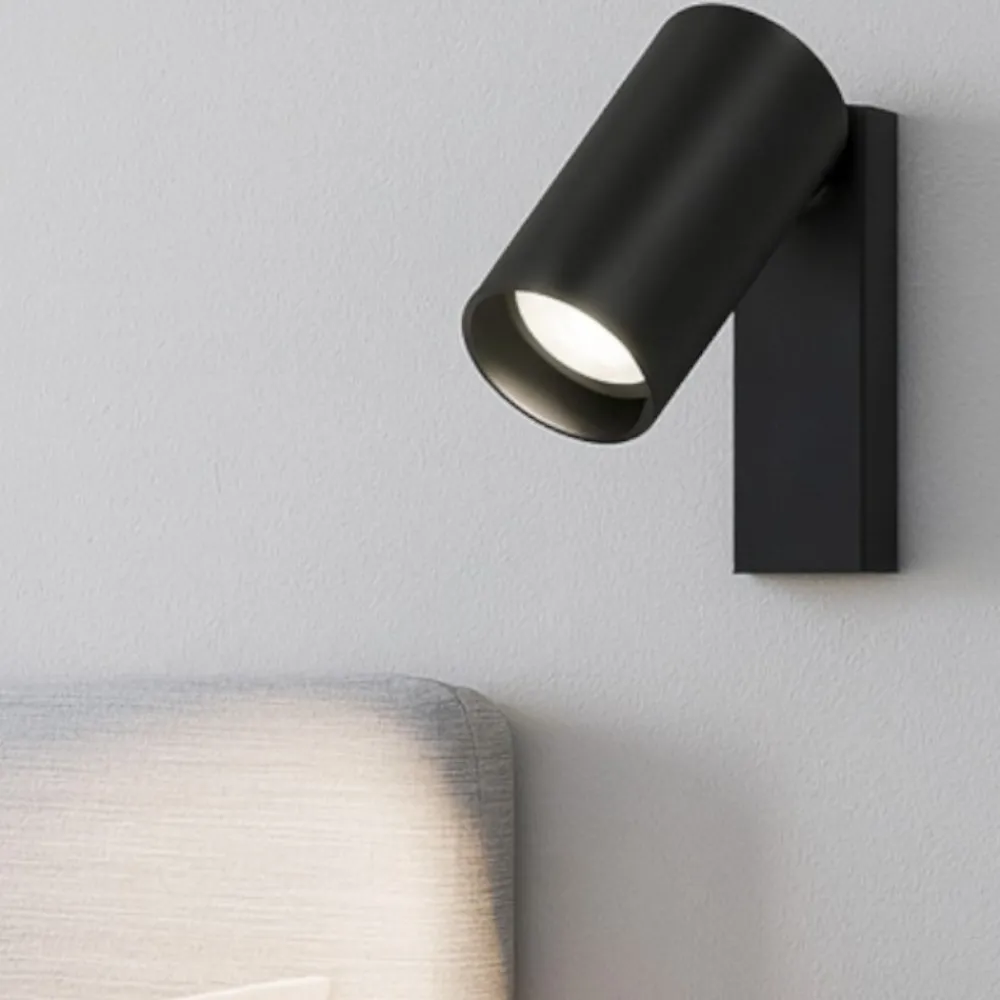 Applique Camera Da Letto-Selezionato da Mazzolaluce Applique luce orientabile nero per comodini