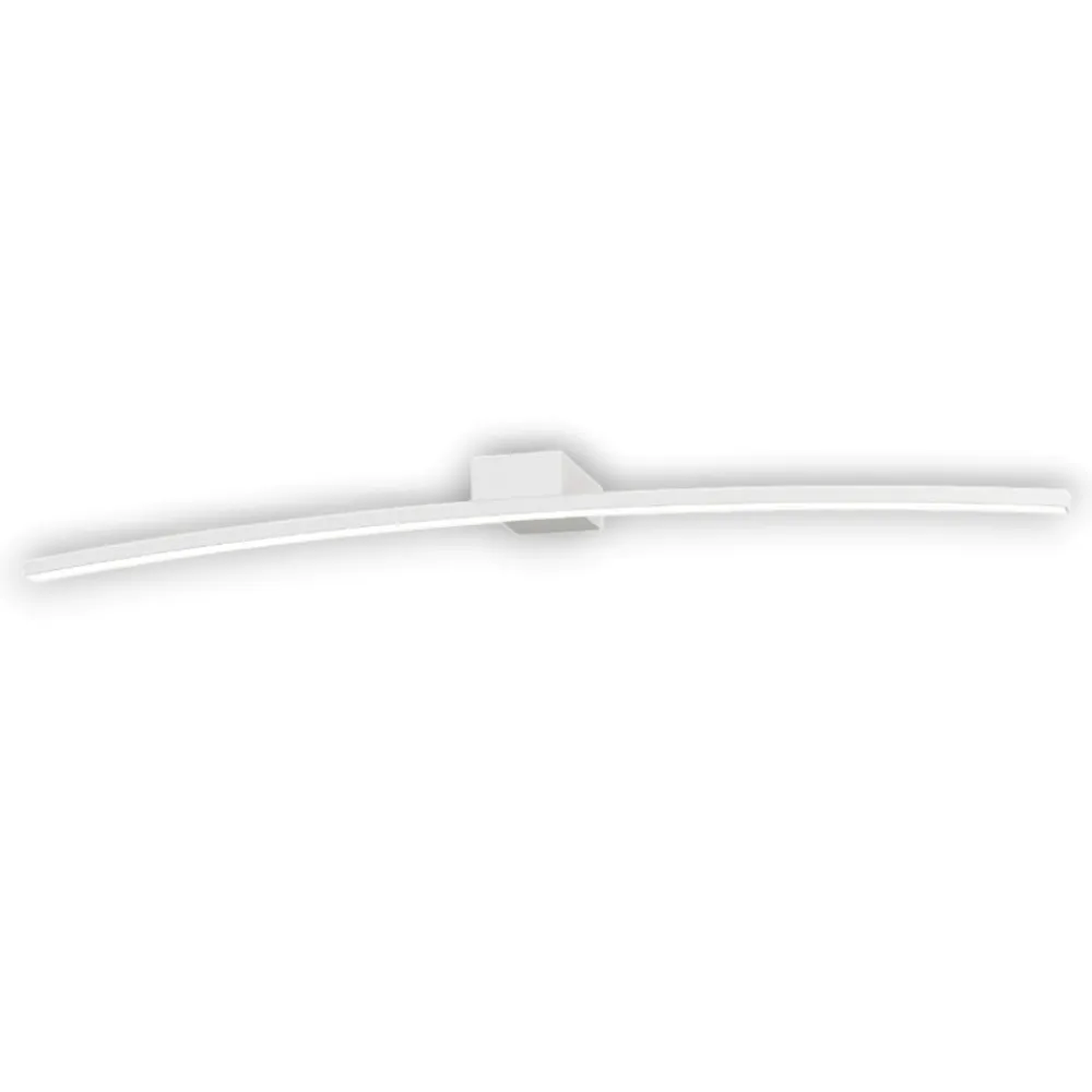 Applique Da Bagno-Top Light Applique luce specchio bagno curvo bianco 3000k