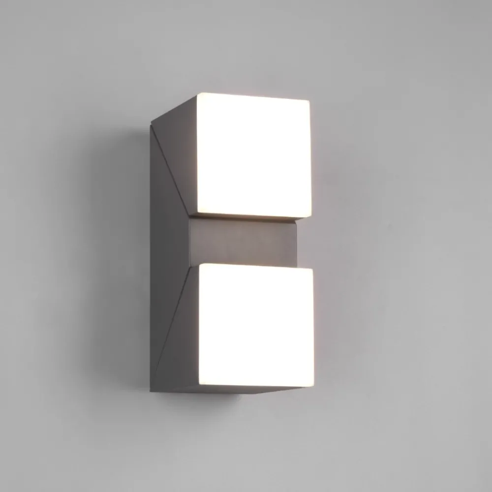 Applique Da Esterno-Selezionato da Mazzolaluce Applique luci orientabili per esterno led 3000k antracite anti corrosione