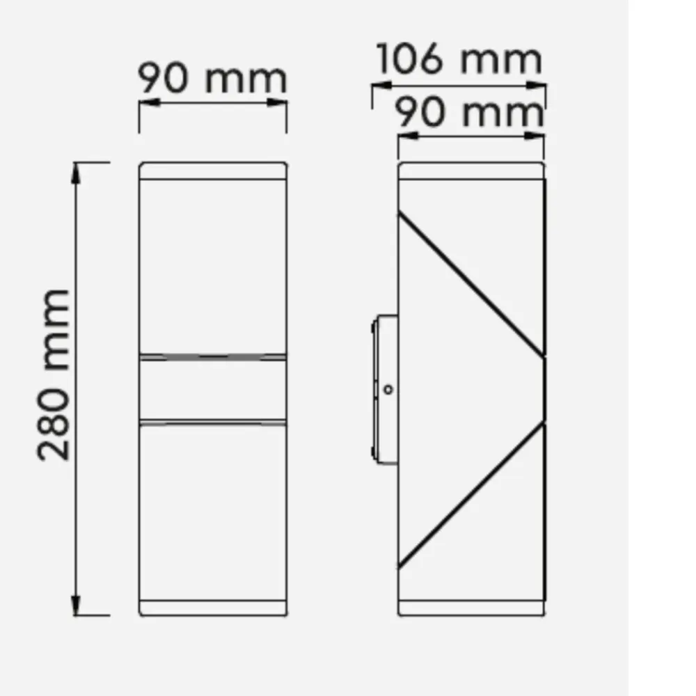 Applique Da Esterno-Selezionato da Mazzolaluce Applique luci orientabili per esterno led 3000k antracite anti corrosione