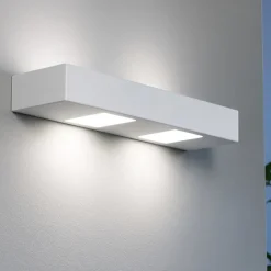 Applique Da Parete-Selezionato da Mazzolaluce Applique luminoso 5xgx53 led design moderna bianco luce sopra sotto