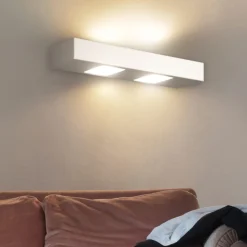 Applique Da Parete-Selezionato da Mazzolaluce Applique luminoso 5xgx53 led design moderna bianco luce sopra sotto