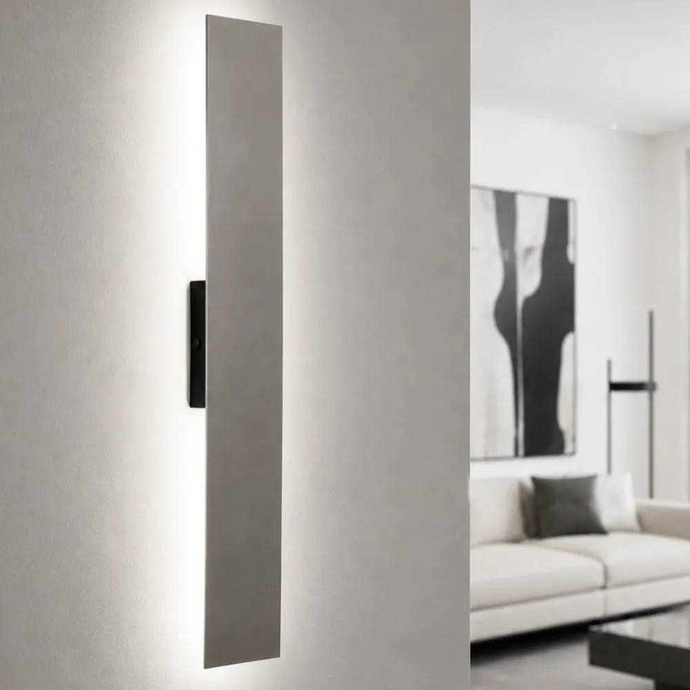 Applique Da Parete-Selezionato da Mazzolaluce Applique marrone design moderna 50 cm luce indiretta
