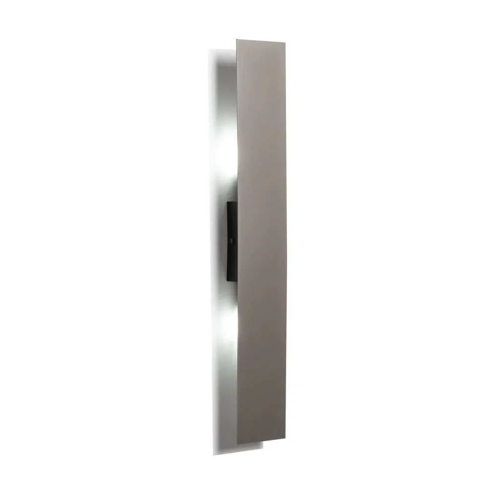 Applique Da Parete-Selezionato da Mazzolaluce Applique marrone design moderna 50 cm luce indiretta