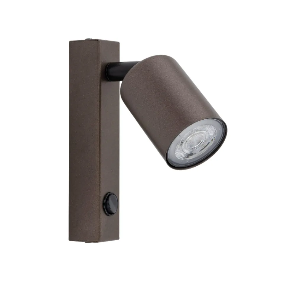 Applique Camera Da Letto-Selezionato da Mazzolaluce Applique marrone orientabile per comodino camera da letto