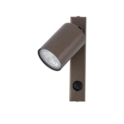 Applique Camera Da Letto-Selezionato da Mazzolaluce Applique marrone orientabile per comodino camera da letto