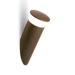 Applique Da Esterno-Selezionato da Mazzolaluce Applique marrone per esterno balcone design inclinato led 9w 3000k