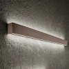Applique Da Parete-Perenz Illuminazione Applique marrone rettangolare 81cm led 30w 3000k rummo perenz