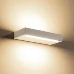 Applique Da Parete-Selezionato da Mazzolaluce Applique mensola moderna bianca led 30w 2700k-3000k-4000k dimmerabile