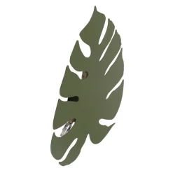 Applique Da Parete-Selezionato da Mazzolaluce Applique moderna design foglia monstera grande verde