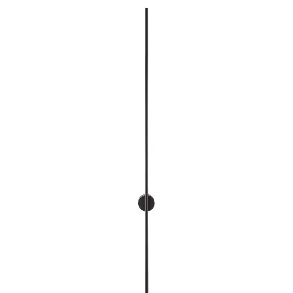 Applique Da Parete-Selezionato da Mazzolaluce Applique moderna design sottile nera led 20w 3000k