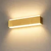 Applique Da Parete-Top Light Applique moderna foglia oro led 12w bios dm toplight