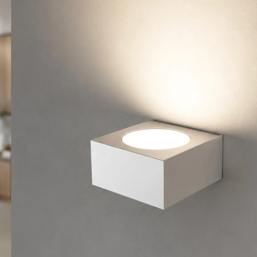 Applique Da Parete-Top Light Applique moderna led bianco da parete area toplight