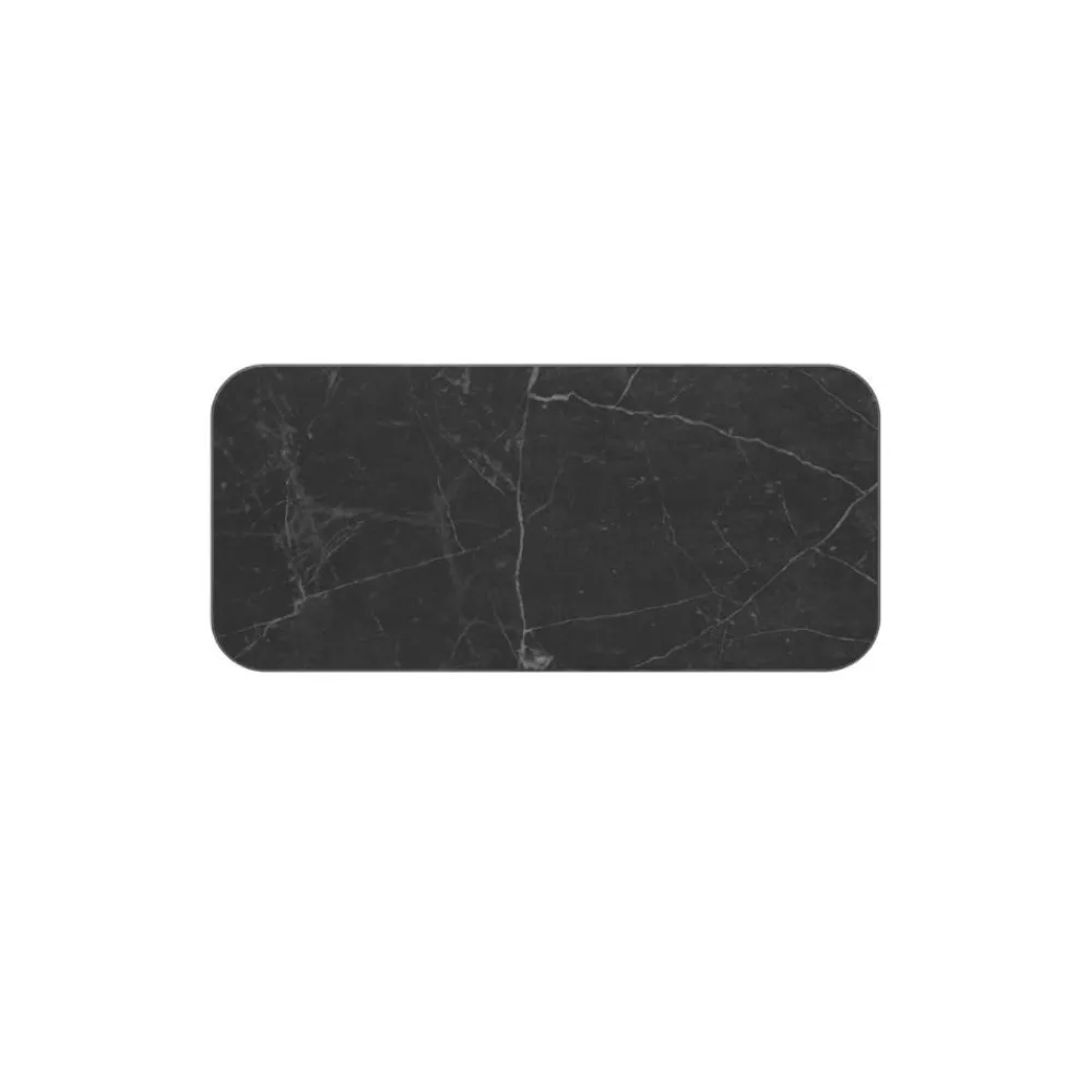 Applique Da Parete-Linea Light Applique moderna led 3000k nera gemini w1