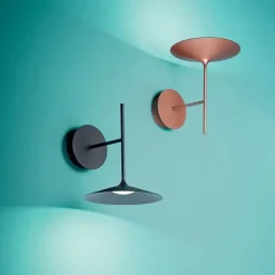 Applique Da Parete-Linea Light Applique moderna led 3000k rame poe