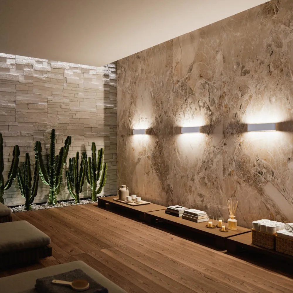 Applique Da Parete-Linea Light Applique moderna led 27w 3000k 58cm bianca satori