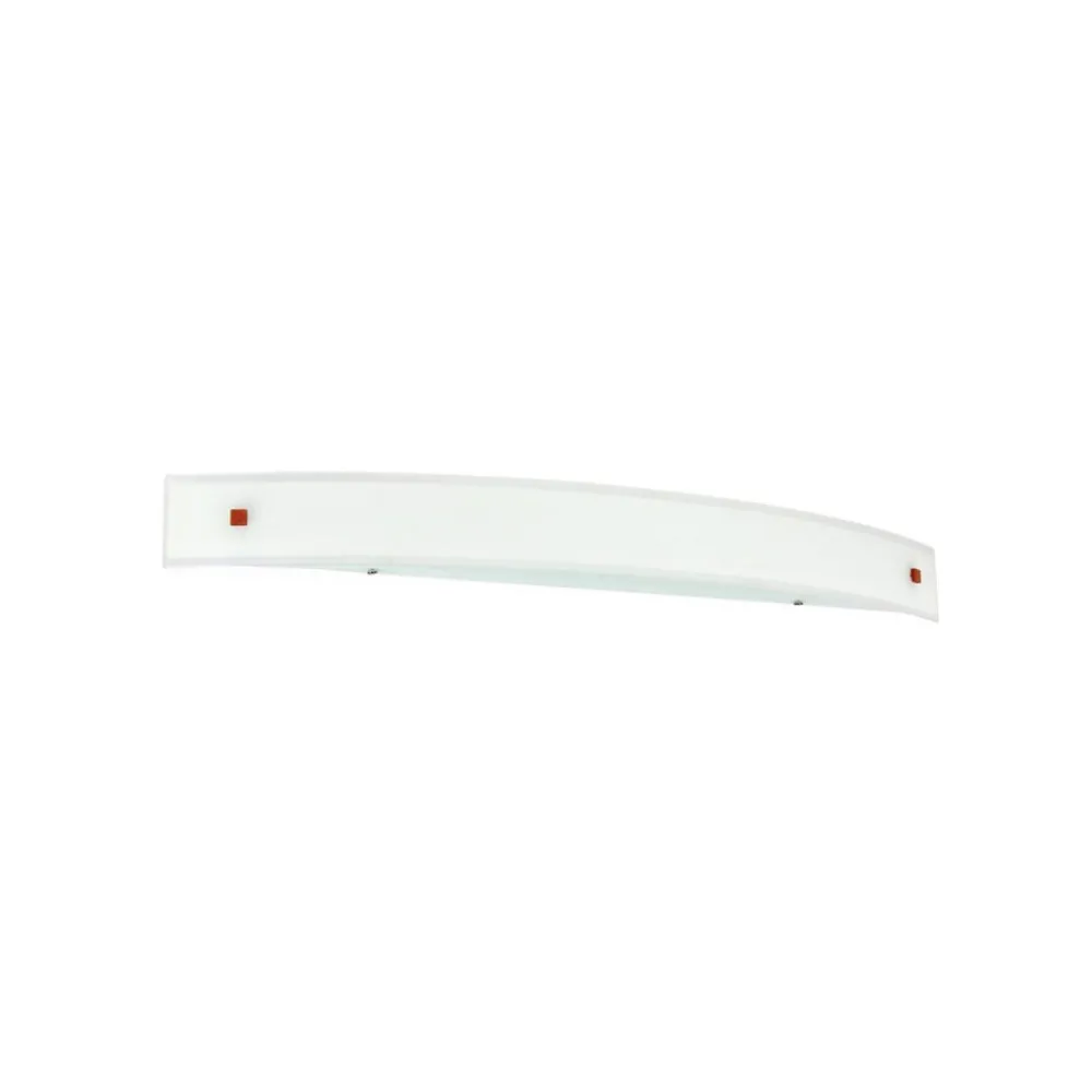Applique Da Parete-Linea Light Applique moderna mille w1 led 34w vetro bianco