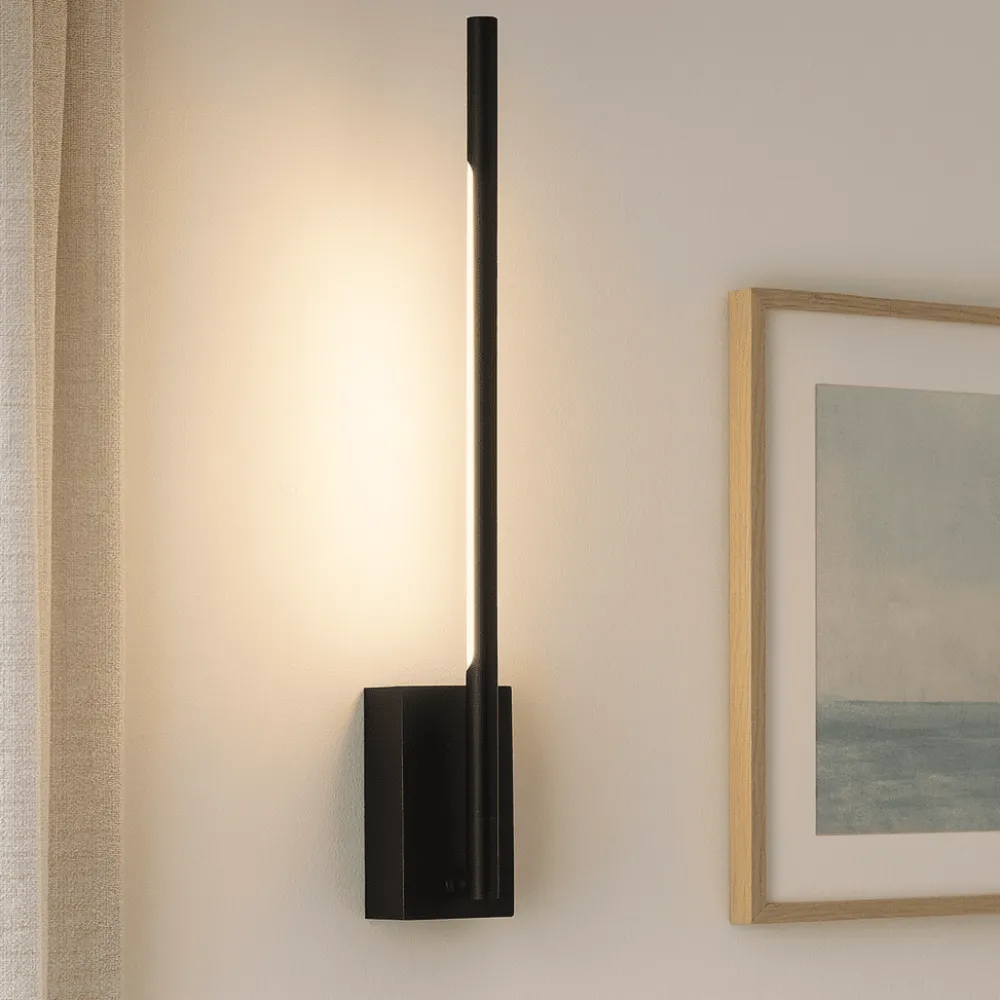 Applique Da Parete-Selezionato da Mazzolaluce Applique moderna nera orientabile led 3000k 1 luce