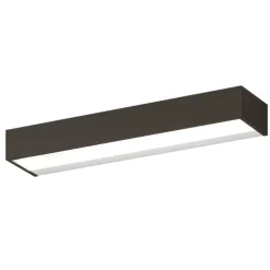 Applique Da Parete-Top Light Applique moderna rettangolare marrone led 18w 3000k 4000k