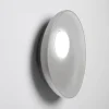 Applique Da Parete-Vivida International Applique moderna vivida reloaux ceramica ovale grigia