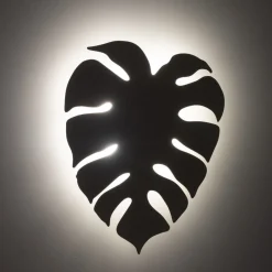 Applique Da Parete-Selezionato da Mazzolaluce Applique monstera grande beige per soggiorno