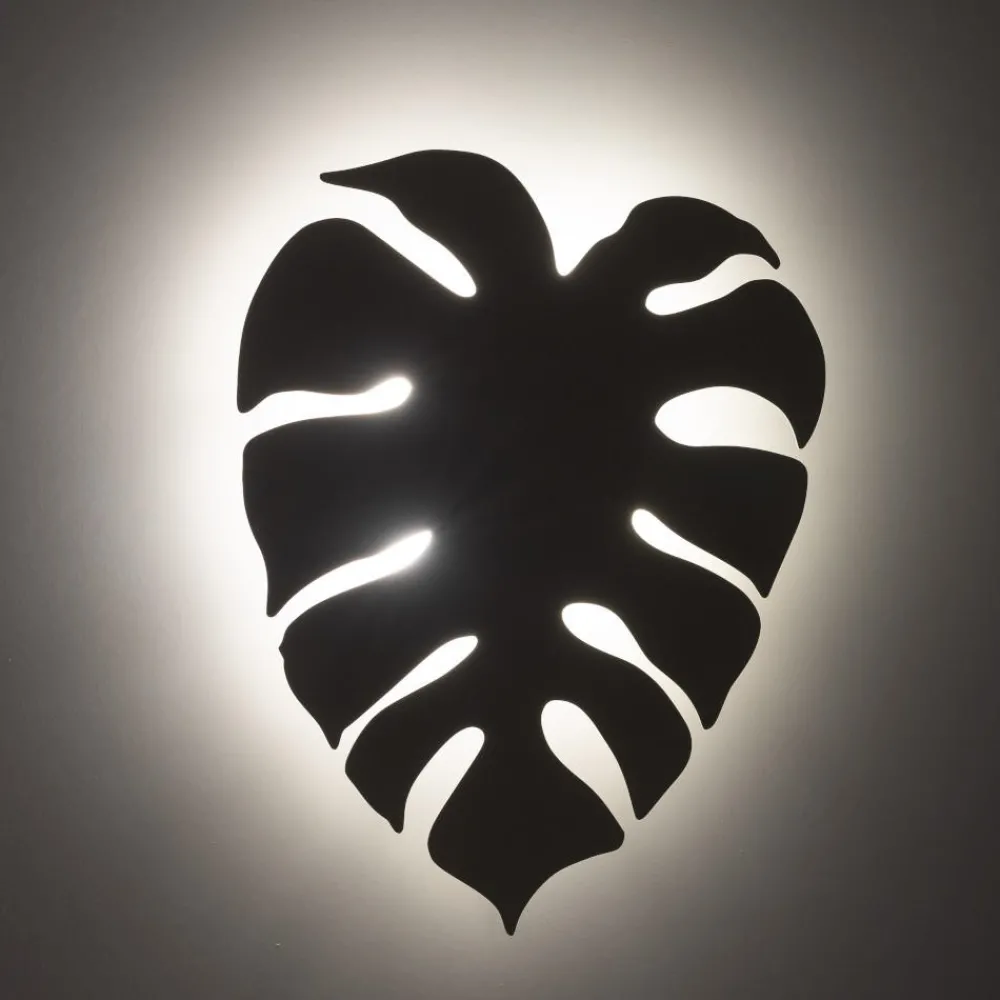 Applique Da Parete-Selezionato da Mazzolaluce Applique monstera grande beige per soggiorno