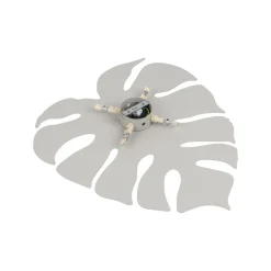 Applique Da Parete-Selezionato da Mazzolaluce Applique monstera grande beige per soggiorno