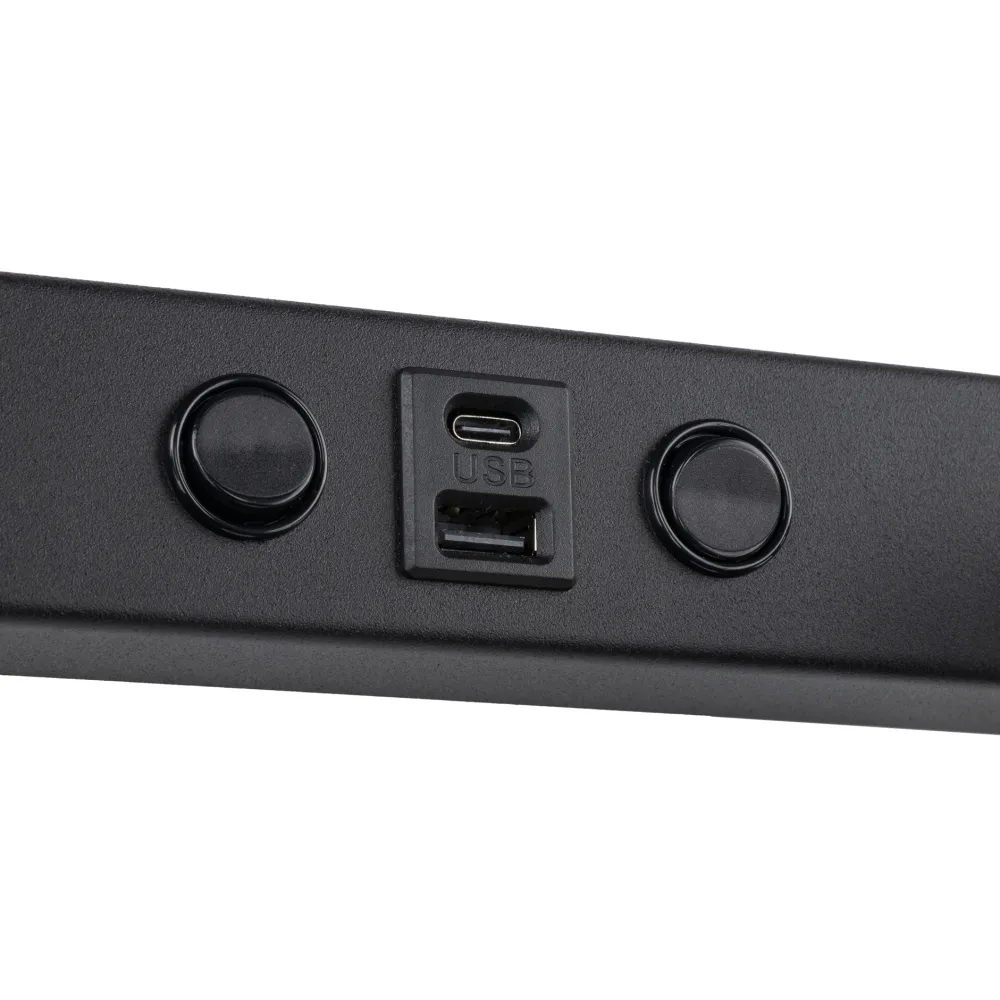 Applique Camera Da Letto-Selezionato da Mazzolaluce Applique multifunzione con interruttori presa usb nero per comodini camera da letto