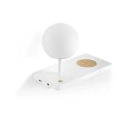 Applique Camera Da Letto-Selezionato da Mazzolaluce Applique multifunzione per comodino camera da letto lato destro caricatore wireless usb