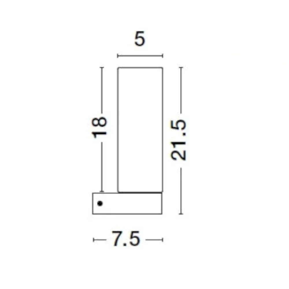 Applique Da Bagno-Selezionato da Mazzolaluce Applique nera da bagno moderno vetro bianco ip44