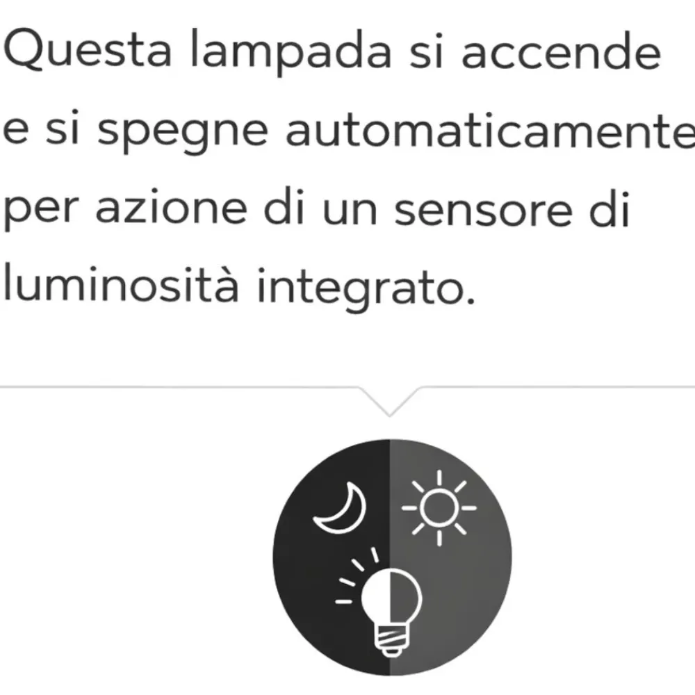 Applique Da Esterno-Selezionato da Mazzolaluce Applique nera da esterno led 2,5w sensore di movimento
